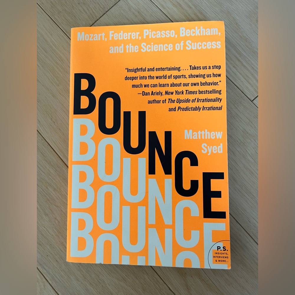 Bounce paperback book